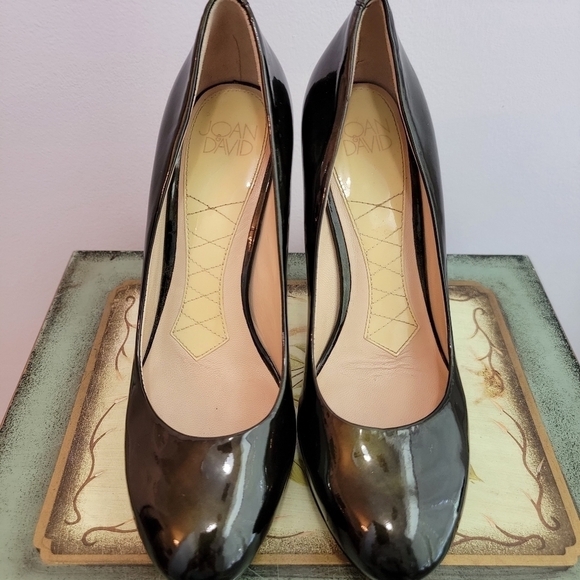 Joan & David Patent Leather Stiletto Platform Pump Size 7 - Picture 1 of 8